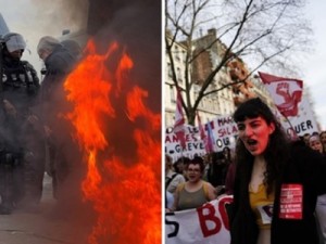 Novos protestos tomam ruas da França contra reforma da Previdência