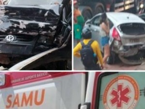 Grave acidente com motorista socorrido para hospital em Juazeiro do Norte