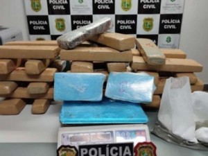 Caminhão com 40 kg de drogas que partiu de São Paulo é apreendido no Crato