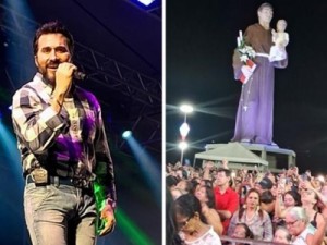 Festa de Santo Antônio fica encerrada com grande show do padre Fábio de Melo