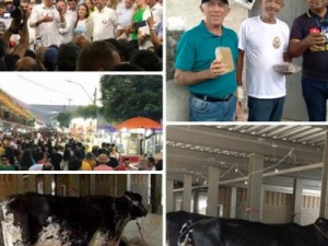 Expocrato aberta com o governador Elmano, o ministro Camilo Santana e muitas autoridades