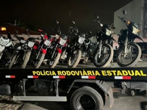 Motocicleta roubada é rastreada em clube de eventos, e vendedor é preso com nove veículos receptados no Ceará