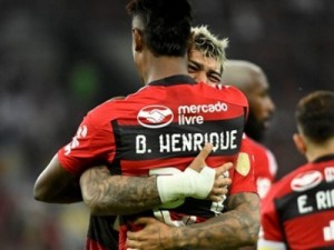 Bruno Henrique marca, e Flamengo vence o Olimpia pela Libertadores