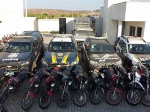 Operação apreende 13 motos adulteradas e com queixa de roubo no Ceará