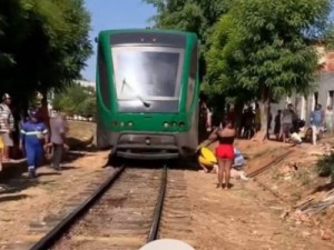 Homem morre ao ser atropelado pelo Metrô em Crato