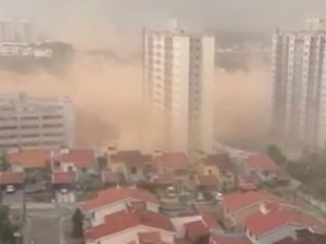 Manaus vive emergência climática com tempestade de areia