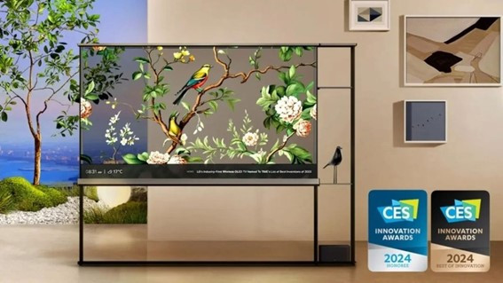 LG lança TV OLED transparente que 'desaparece' quando desligada; veja