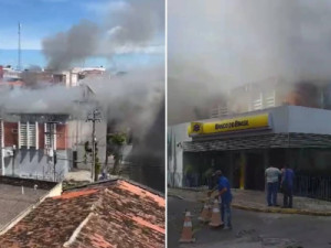 Incêndio atinge prefeitura de Mombaça, no interior do Ceará