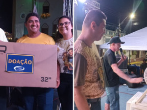 Barbalhense leva prêmio de um televisor da Rifa de Santo Antônio