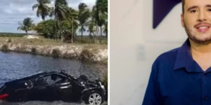 Dentista de Aracati morre em acidente após carro cair em viveiro de camarão