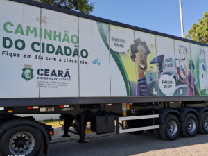 Caminhão do Cidadão está em Barbalha atendendo a população no Parque da Cidade