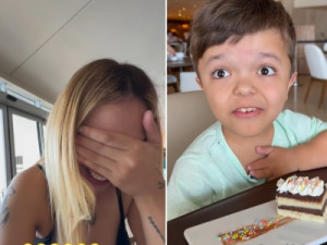 Menino revela pedido de aniversário e leva a mãe às lágrimas