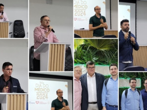 FOCS celebra Dia do Médico com palestra e show de humor no Hospital Santo Antônio