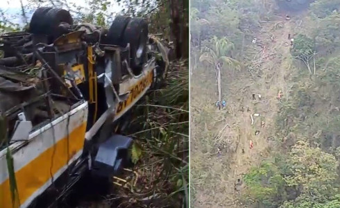 Ônibus capota em ribanceira na Serra da Barriga, AL, deixa 17 mortos e quase 30 feridos