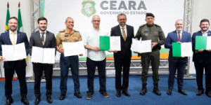 Governador Elmano sanciona reestruturação das Forças de Segurança do Ceará