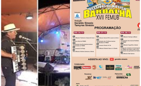 Festival de Músicas de Barbalha com 19 músicas será aberto hoje à noite