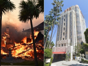 Incêndios em Los Angeles: Moradores em fuga lotam o Sunset Tower Hotel, ponto badalado de Hollywood