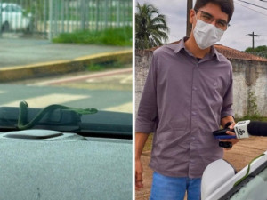 Cobra 'pega carona' em carro de reportagem da Rede Amazônica em RO e surpreende equipe: 'Fiquei esperando que ela saísse'