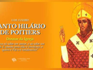 Santo Hilário, foi chamado “O Atanásio do Ocidente”, porque ele combateu o Arianismo do Orien-te.