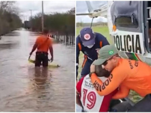 Barragem rompe após chuvas e deixa moradores ilhados no interior do Ceará