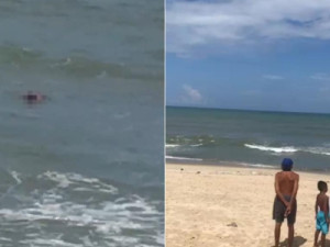 Corpo é encontrado boiando na Praia da Leste-Oeste em Fortaleza