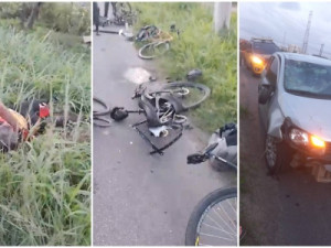 Motorista cochila ao volante e atropela cinco ciclistas no Anel Viário, na Grande Fortaleza