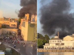 Incêndio em parque da Disney força visitantes a evacuarem de atração