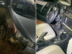 Carro abandonado levou polícia a encontrar corpo de mulher em quarto; neto foi preso pela PM