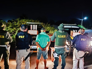 Caminhoneiro é preso com 3 milhões de cigarros contrabandeados escondidos em carga de sal
