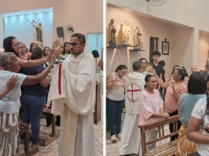 Devotos lotam igrejas e capelas para a celebração de Corpus Christi em Barbalha