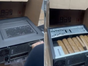 Polícia encontra quase 230 quilos de drogas escondidos em gabinetes de computadores, em Fortaleza