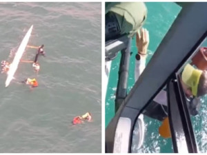 Canoa vira no mar e seis pessoas ficam à deriva, no Ceará