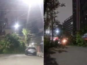 Rajadas de vento de 120 km/h paralisam maior porto do Brasil e causam estragos no litoral de SP