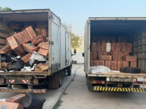 Polícia apreende carga com 400 mil carteiras de cigarros contrabandeados no Litoral do Ceará