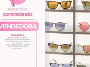 Nossa Ótica Barbalha precisa de vendedora