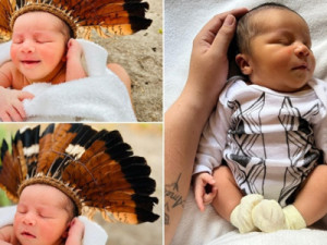 Bebê indígena é o primeiro a ser registrado com nome da etnia, no Ceará: 'Histórico', diz mãe