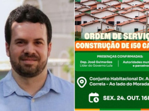 Prefeitura de Barbalha assina ordem de serviço de 150 casas do Residencial Antônio Correia Saraiva