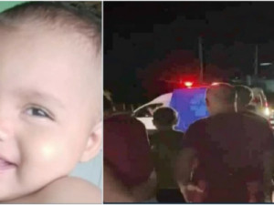 Bebê de 11 meses morre em colisão entre carro e moto no interior do Ceará
