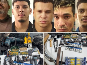 Polícia prende quadrilha em tentativa de furto a agência bancária de Missão Velha