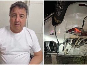 Deputado federal Danilo Forte sofre acidente de carro no Ceará; veículo capotou