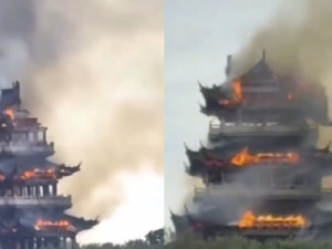 Incêndio destrói parte de templo budista, um dos mais antigos da China