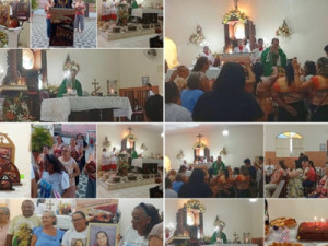 Missa e confraternização pelos 17 anos do Movimento das Mãos Ensanguentas de Jesus em Barba-lha