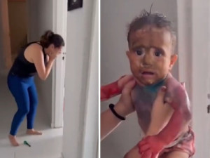 Mãe encontra cena chocante após instante de distração: “Achei que só acontecia no Instagram”