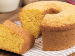 Bolo de fubá fofinho