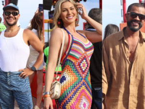 Lívia Andrade chega com look vazado e bolsa de R$ 22 mil para curtir 'Ivete Clareou' no Rio; veja mais famosos