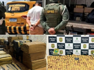 Polícia apreende 2,5 toneladas de maconha no Ceará; um homem é preso
