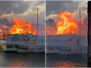 Facção incendeia barco de R$ 1,8 milhão após dono se recusar a pagar 'taxa' para criminosos no Ceará
