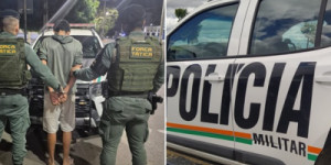 Em Barbalha Polícia na Operação “Centro Seguro” prende jovem que arrombou e furtou estabelecimento comercial