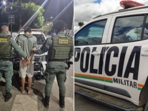 Em Barbalha Polícia na Operação “Centro Seguro” prende jovem que arrombou e furtou estabelecimento comercial