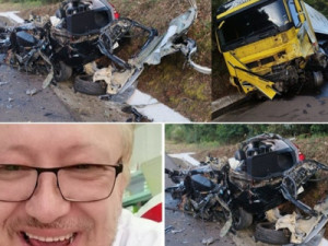 Farmacêutico morre em acidente entre carro e caminhão na BR-282, no Oeste de SC